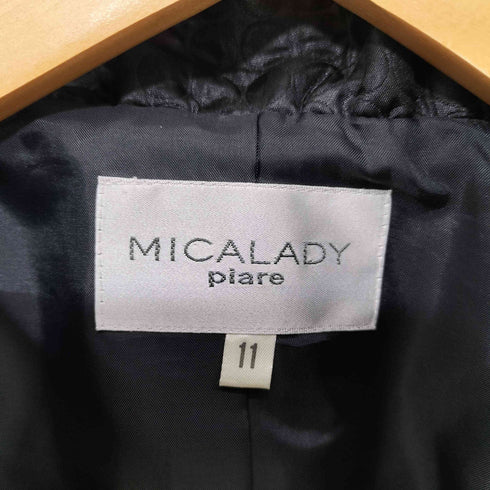 MICALDY デザインキルティング スタンドカラー ジャケット レディース JPN:11号