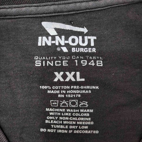 IN-N-OUT BURGER S/S Tシャツ メンズ import:XXL