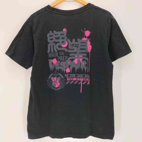 両面キャラクタープリント クルーネックTシャツ メンズ
