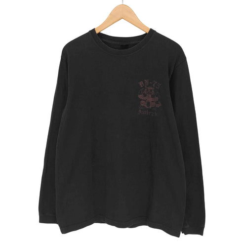 アヴィレックス AVIREX 両面プリントロゴ L/S カットソー メンズ JPN:XL