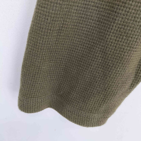 アヴィレックス AVIREX 両面プリント ワッフル L/S ミリタリー カットソー メンズ JPN:XL