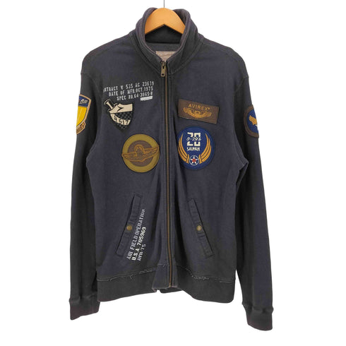アヴィレックス AVIREX Top Gun Stand ZIP Sweat メンズ JPN:XL
