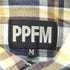 ピーピーエフエム PPFM フラップポケット スナップボタン ウェスタンシャツ メンズ JPN:M