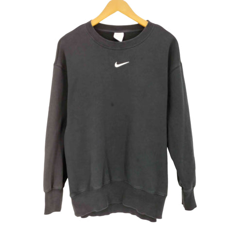 ナイキ NIKE AS W NSW PHNX FLC OS CREW BLACK/SAIL レディース import:M