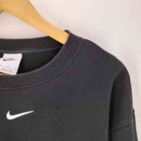 ナイキ NIKE AS W NSW PHNX FLC OS CREW BLACK/SAIL レディース import:M