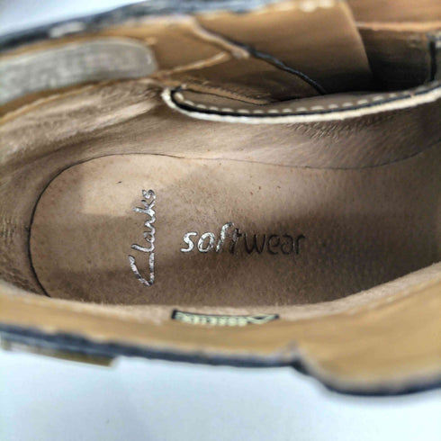 クラークス Clarks softwear GORE-TEX サイドジップ ヒール ブーツ レディース 5 1/2