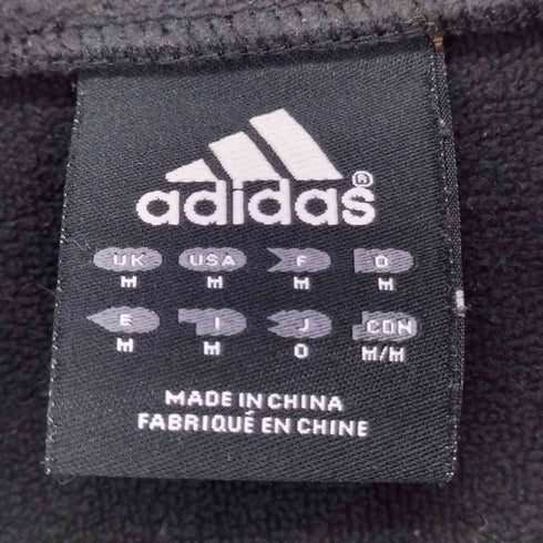 アディダス adidas 刺繍ロゴ ジップアップ フリースジャケット メンズ O