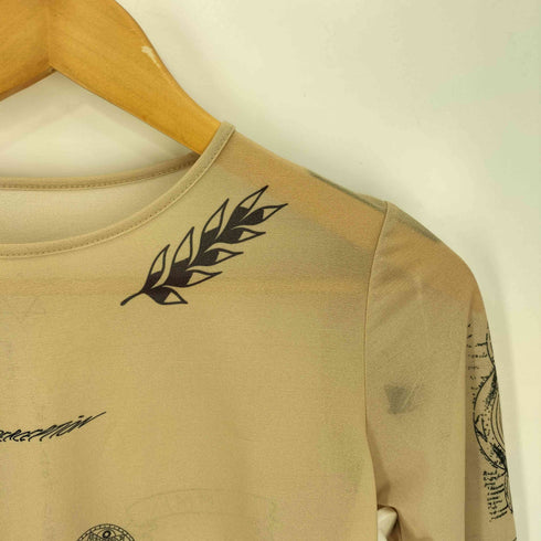 メゾンスペシャル MAISON SPECIAL 23SS TATOOプリントシアーTOP レディース FREE
