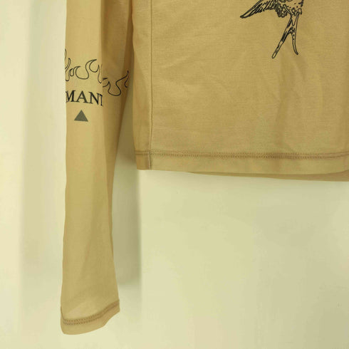 メゾンスペシャル MAISON SPECIAL 23SS TATOOプリントシアーTOP レディース FREE