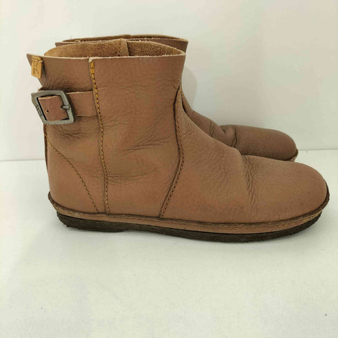 Koos コース Henry ヘンリー バックベルト レザー ショートブーツ レディース JPN:36