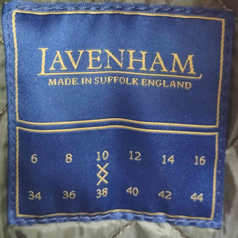 ラベンハム LAVENHAM フード付き キルティングベスト メンズ 38
