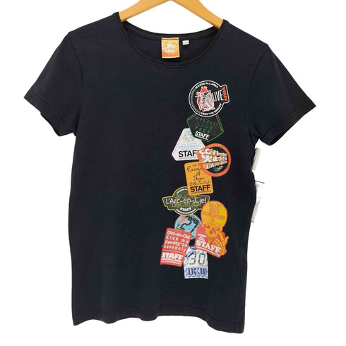 バンドイラストプリント クルーネックTシャツ Y2K レディース import:S