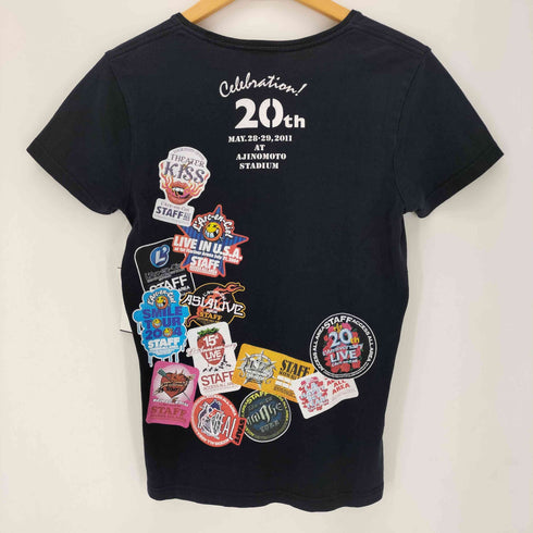 バンドイラストプリント クルーネックTシャツ Y2K レディース import:S