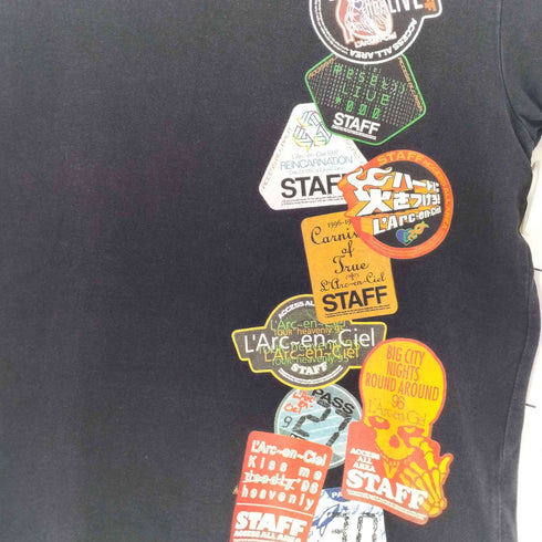 バンドイラストプリント クルーネックTシャツ Y2K レディース import:S