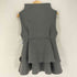 Andequal collar design peplumtops elegance レディース FREE