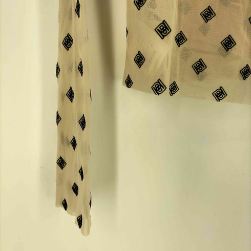 プランクプロジェクト PRANK PROJECT フロッキープリントチュールボウタイボディスーツ / Flocky Print Tulle Bow Tie Bodysuit レディース FREE
