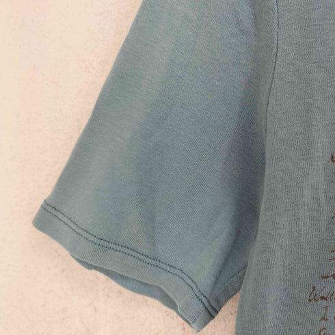 To The Angel ラインストーン サイドレース グラフィックプリントVネックTシャツ Y2K レディース JPN:M