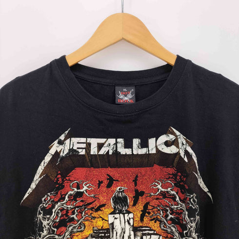 HOT ROCK US バンド プリント クルーネック S/S Tシャツ メンズ import:XL
