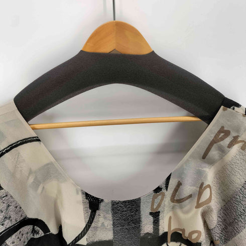 オールドハニー OLD HONEY 25SS プリントトップ ティアードスカートドッキングワンピース レディース