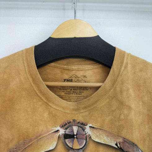 ザマウンテン the mountain 00S タイダイ染め ネイティブアメリカン アニマル S/S Tシャツ メンズ import:XL