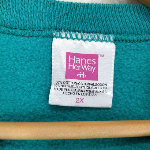 ヘインズ Hanes USA製 ベア クルーネックスウェット メンズ 2X