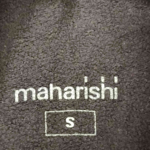 マハリシ MAHARISHI 刺繍 ダブルジップパーカー メンズ S