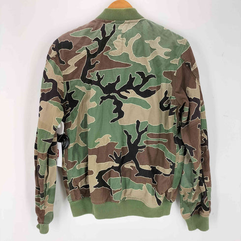 マハリシ MAHARISHI カモ柄刺繍ブルゾン メンズ S