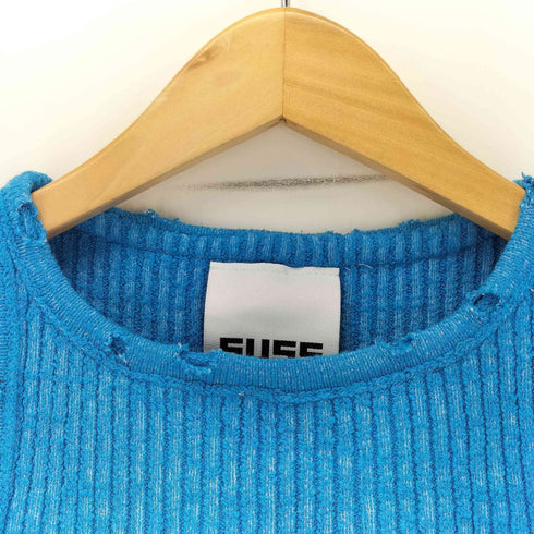SUSS ダメージ加工 リブ タンクトップ レディース import:S