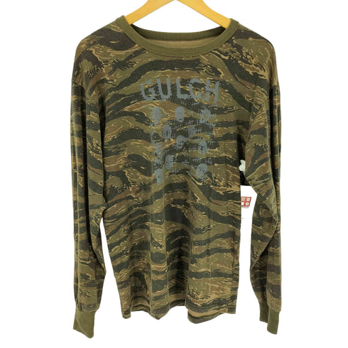 ロスコ ROTHCO GULCH プリント クルーネック カモ柄 Tシャツ メンズ import:L