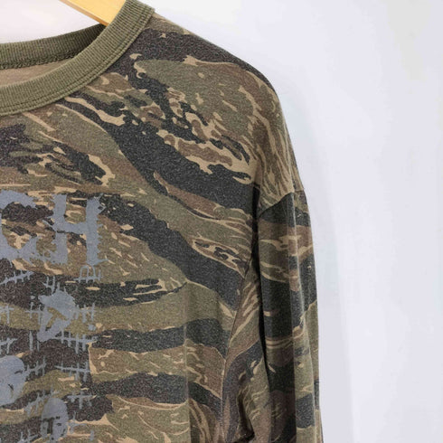 ロスコ ROTHCO GULCH プリント クルーネック カモ柄 Tシャツ メンズ import:L