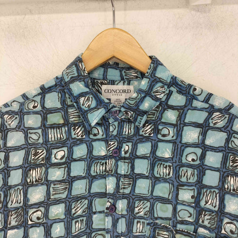 CONCORD ビスコース 総柄シャツ メンズ 39/40