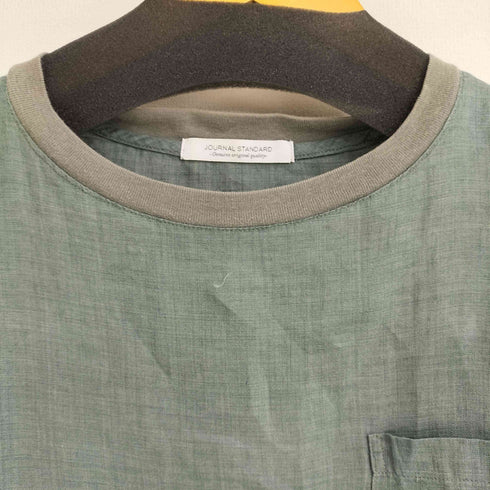 ジャーナルスタンダード JOURNAL STANDARD リネン100 胸ポケット S/S Tシャツ レディース import:S