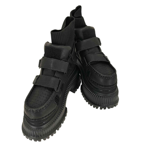 イエロー YELLO BEAR PLATFORM SHORT BOOTS レディース M