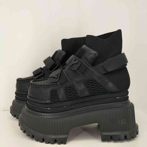 イエロー YELLO BEAR PLATFORM SHORT BOOTS レディース M