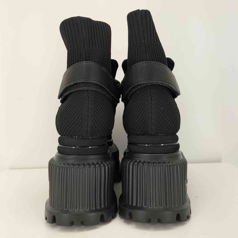 イエロー YELLO BEAR PLATFORM SHORT BOOTS レディース M