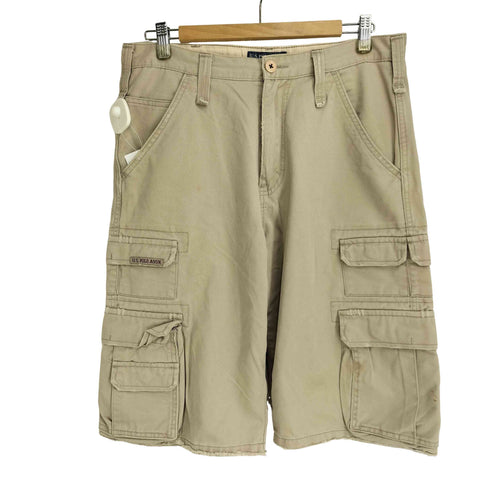 ユーエスポロアッスン U.S.POLO ASSN 切りっぱなし カーゴバギーショートパンツ メンズ US:30-31