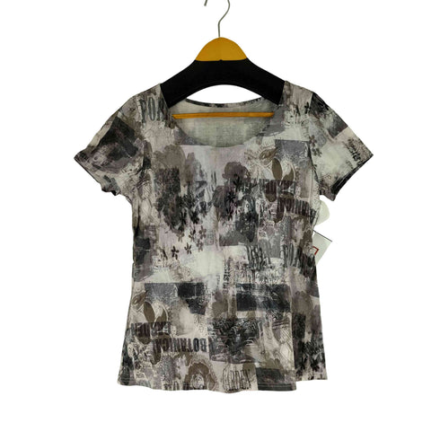 RITSUKO SHIRAHAMA Y2K コットン 総柄 カットソー レディース JPN:1