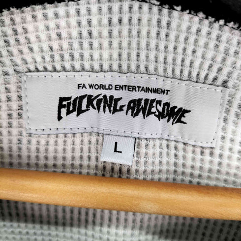 ファッキンオーサム FUCKING AWESOME Sticker Stamp L/S Thermal メンズ import:L