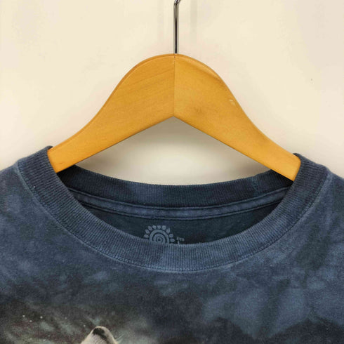 ザマウンテン the mountain タイダイ染め アニマルプリント Tシャツ メンズ JPN:L