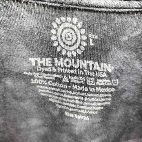 ザマウンテン the mountain タイダイ染め アニマルプリント Tシャツ メンズ JPN:L
