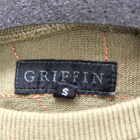 グリフィン GRIFFIN ダメージ加工トップス メンズ S