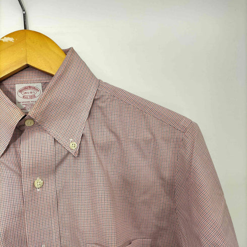 ブルックスブラザーズ BROOKS BROTHERS TRADITIONAL FIT チェック柄 L/S BDシャツ メンズ 14 1/2