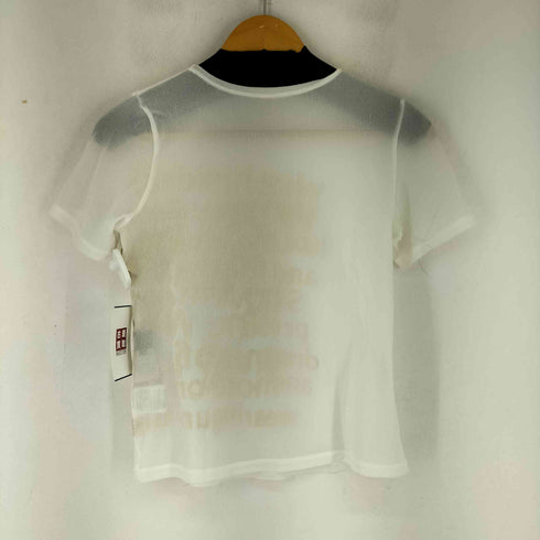 RITSUKO SHIMAHARA Y2K シアー プリント S/S カットソー レディース
