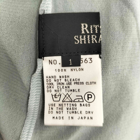 RITSUKO SHIMAHARA シアー モックネック ノースリーブ レディース JPN:1