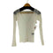 RITSUKO SHIMAHARA メッシュ Vネック L/S カットソー レディース JPN:1