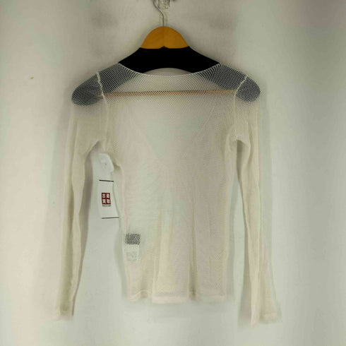 RITSUKO SHIMAHARA メッシュ Vネック L/S カットソー レディース JPN:1