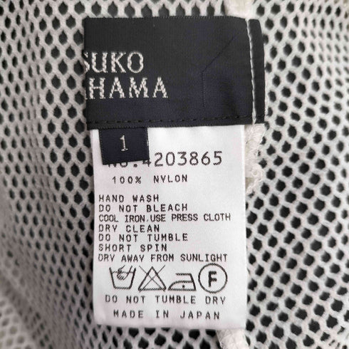 RITSUKO SHIMAHARA メッシュ Vネック L/S カットソー レディース JPN:1