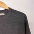 COTTON&SILK ラグラン クルーネック リブニット メンズ import:L