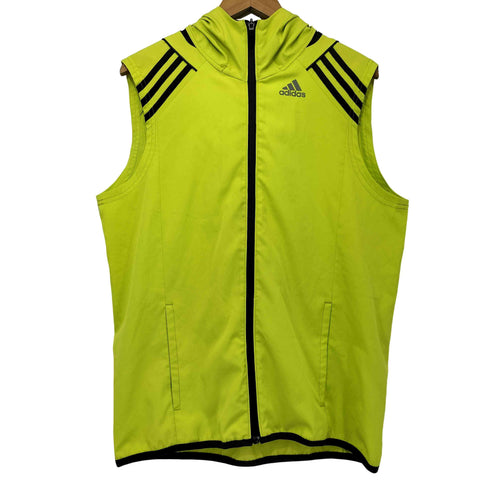 アディダス adidas パフォーマンスロゴプリント フーデットベスト メンズ JPN:L