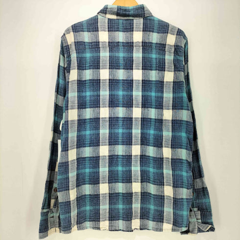 ブルーブルー BLUE BLUE リネンブレンド ブロックチェック L/S シャツ メンズ JPN:3